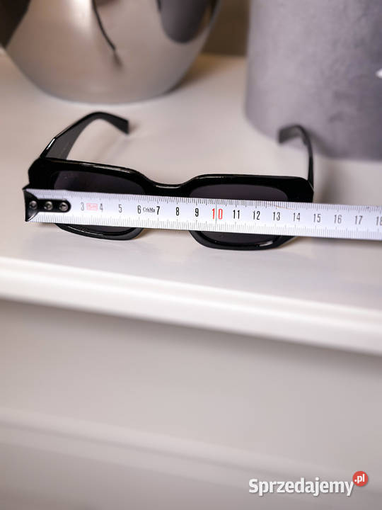 Okulary Prada PR17WS czarne nowe modne hit 2025 Warszawa sprzedam