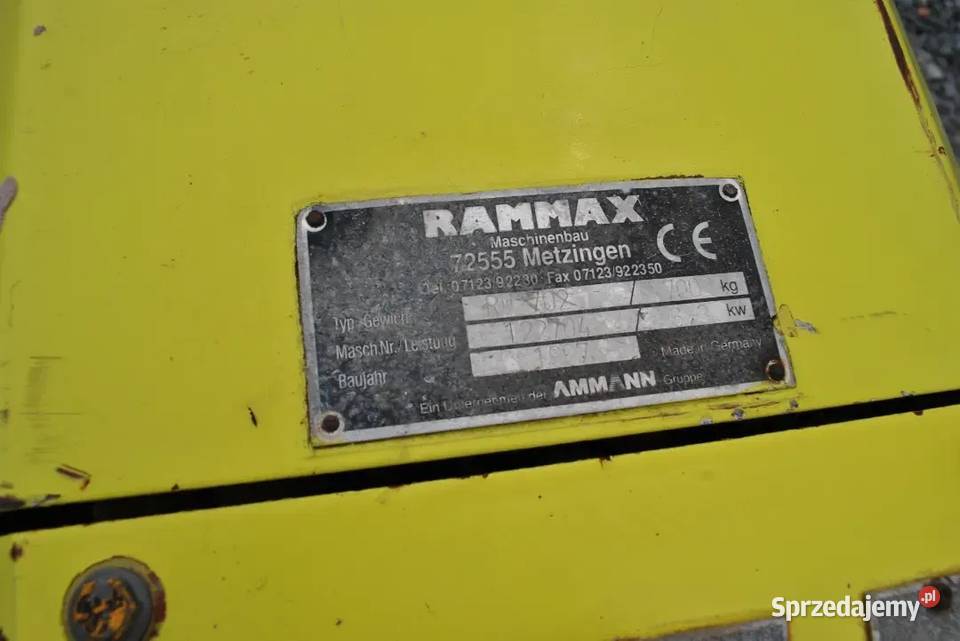 WALEC OKOŁKOWANY RAMMAX RW 702 Moc 63 Kv Waga pomorskie Sierakowice