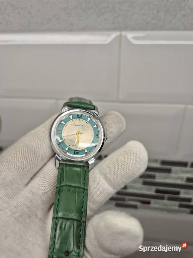 Zegarek Kirowskie Krab zielony ring