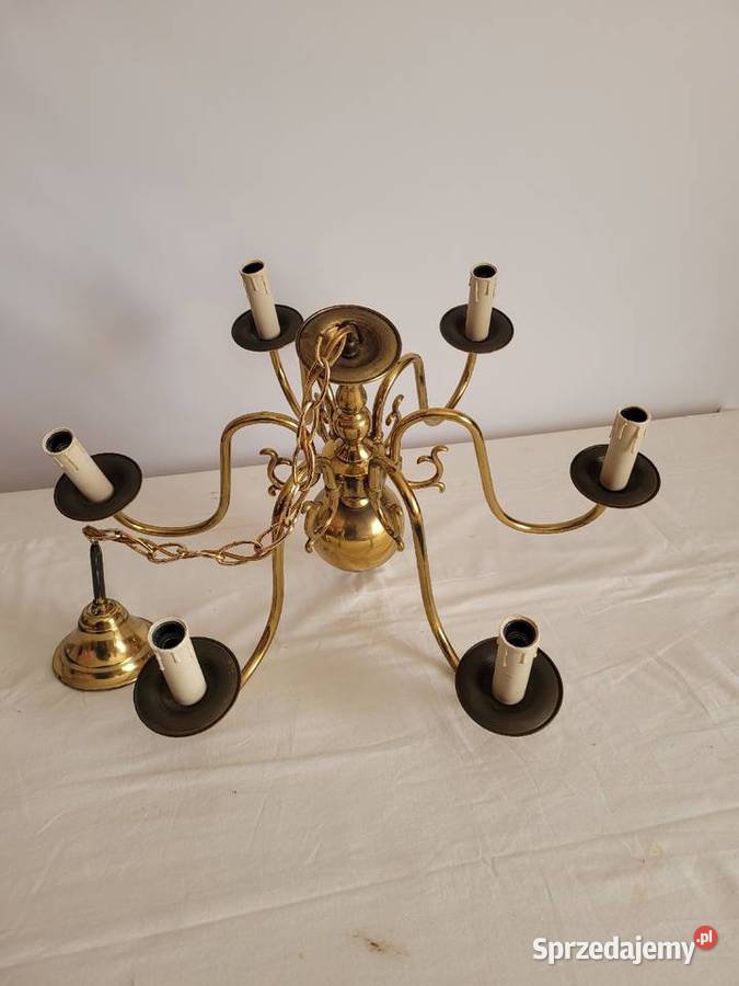 Stylowy Żyrandol sześcioramienny Białogard