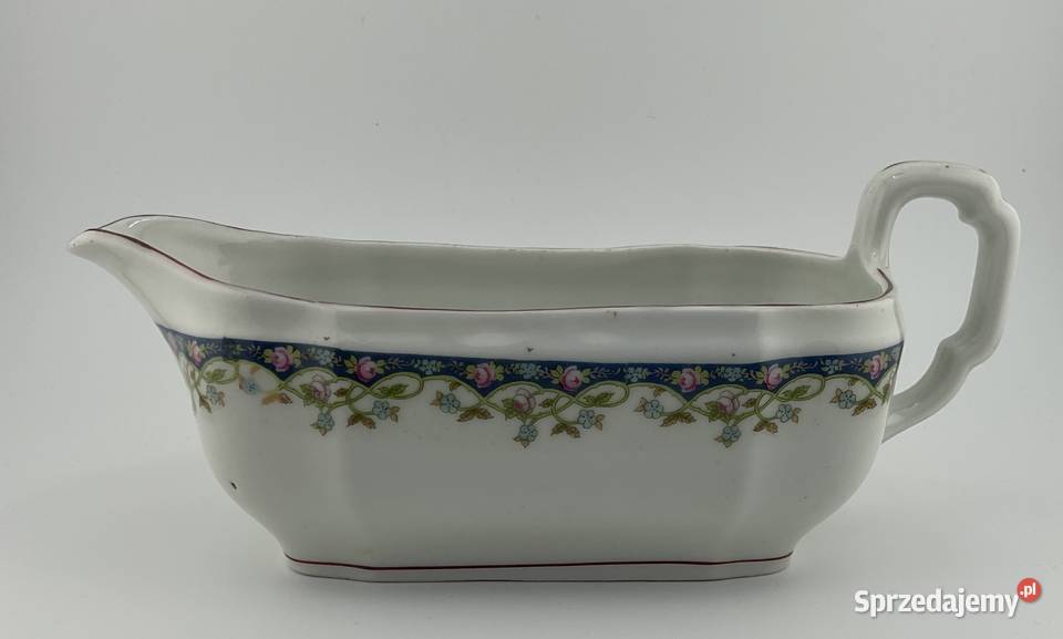 Antyk 100 lat Porcelanowa sosjerka OEPIAG DF Kraków