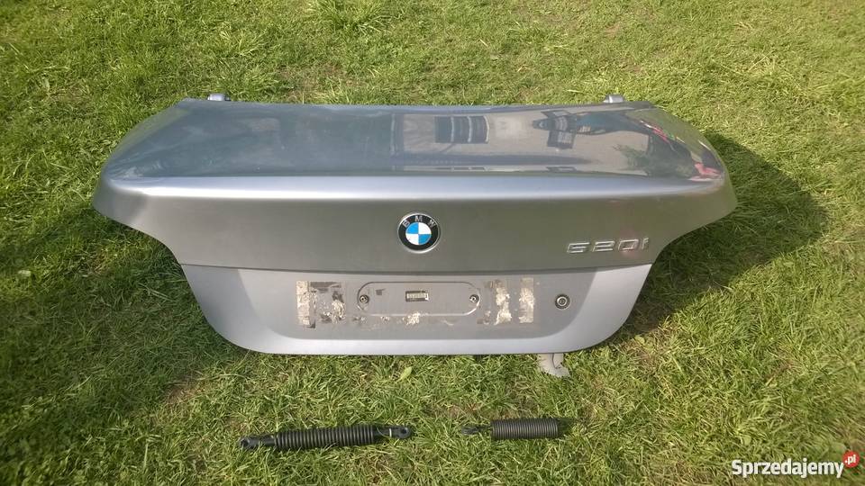 BMW E60 tylna klapa pokrywa bagaznika silbergrau metalic