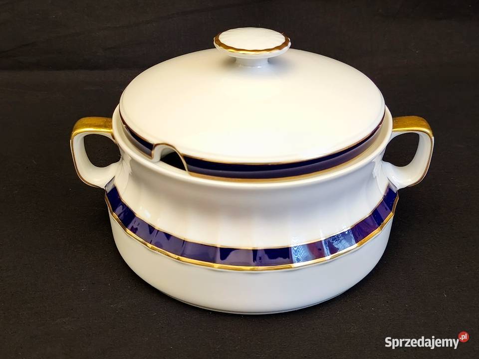 Waza kobaltowa Eschenbach Porcelana i szkło Chełm