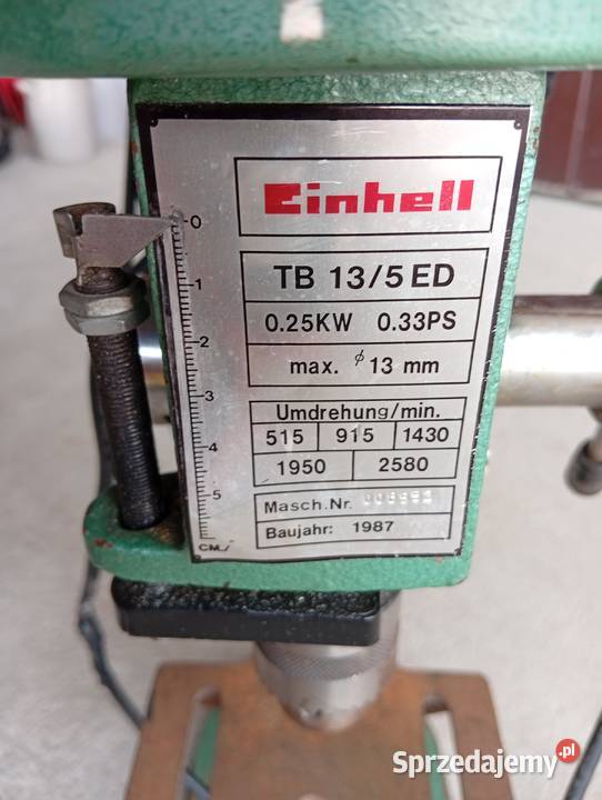 wiertarka stołowa Einhell TB 135 ED 930 Byczyna