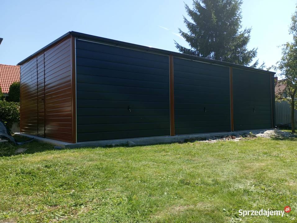 Garaż 9x5 kolor bramy uchylne do góry