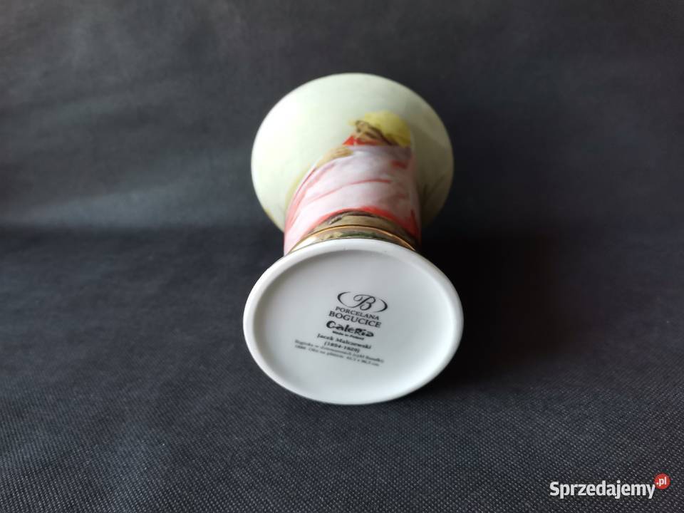 Wazon porcelana Bogucice malarstwo Jacek Katowice