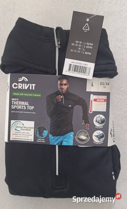 CRIVIT Koszulka termiczna męska rozmiar L 5254 Rozmiar L Ełk