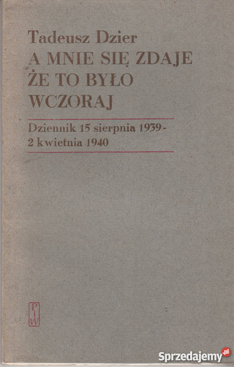 01298 A MNIE SIĘ ZDAJE ŻE TO BYŁO WCZORAJ Czyrna
