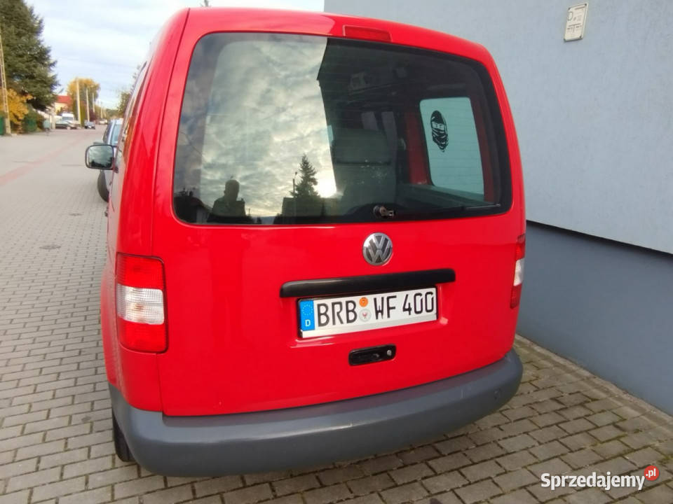 Volkswagen Caddy Benzyna Klima 5 osobowy III Toruń