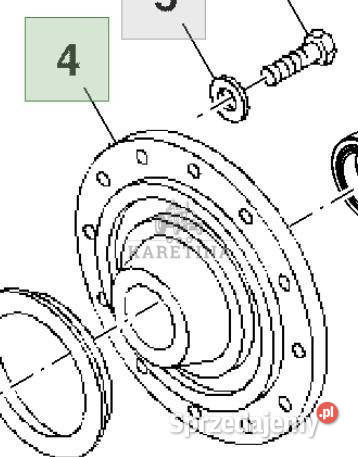 John Deere 8120 8220 8320 Pokrywa Mechanizmu