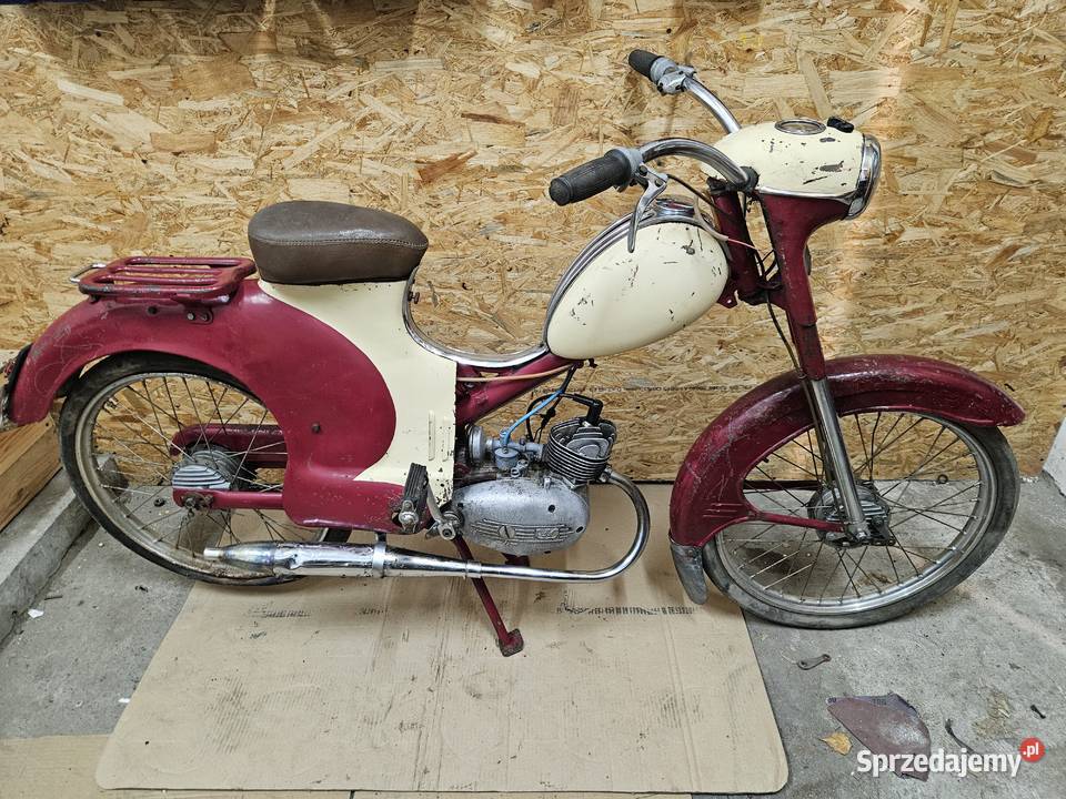 Motorower Ryś MR1 1959r Baza do Odrestaurowania Kłodawa