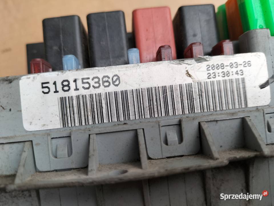 FIAT LINEA 51815360 SKRZYNKA BSI BEZPIECZNIKÓW Kamień-Kolonia