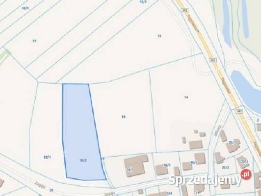 Działka Budowlana 5439 m2 Zagaje MEDIA Wrocław Sprzedaż dolnośląskie