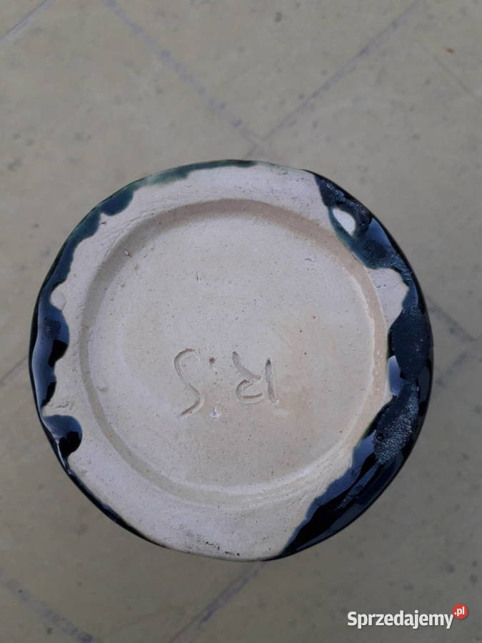 Zielony ceramiczny kominek zapachowy mazowieckie