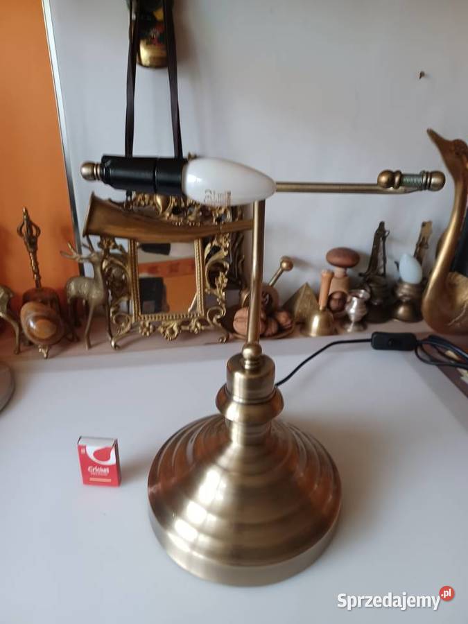 Lampa stołowa bankierka