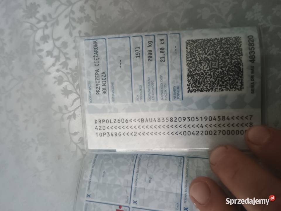 Przyczepa rolnicza świętokrzyskie Sadowie