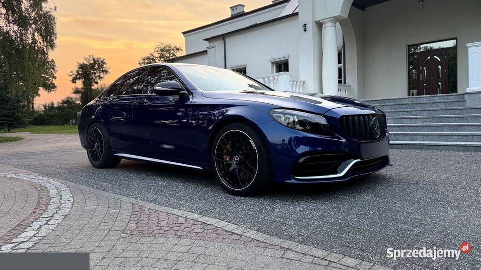 Mercedes C63 S AMG 9G 40 benzyna 510 2019r Sokołów Podlaski
