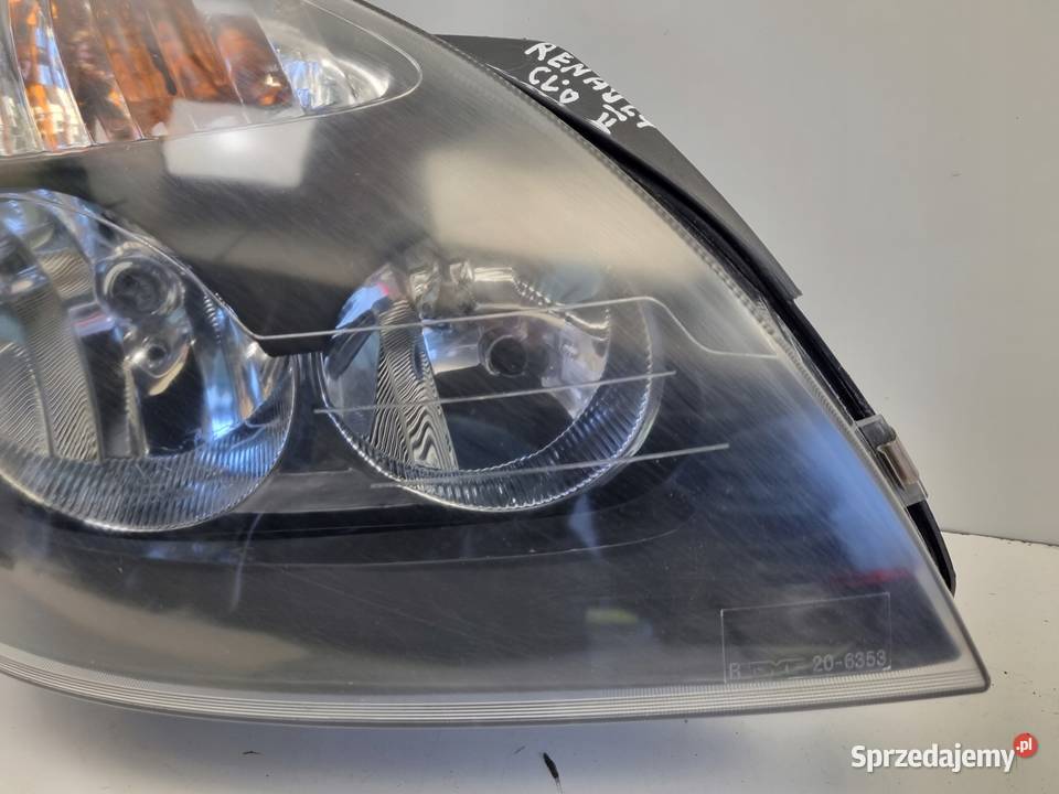 LAMPA PRAWA Renault Clio II lift 0112 PRZEDNIA Rudka