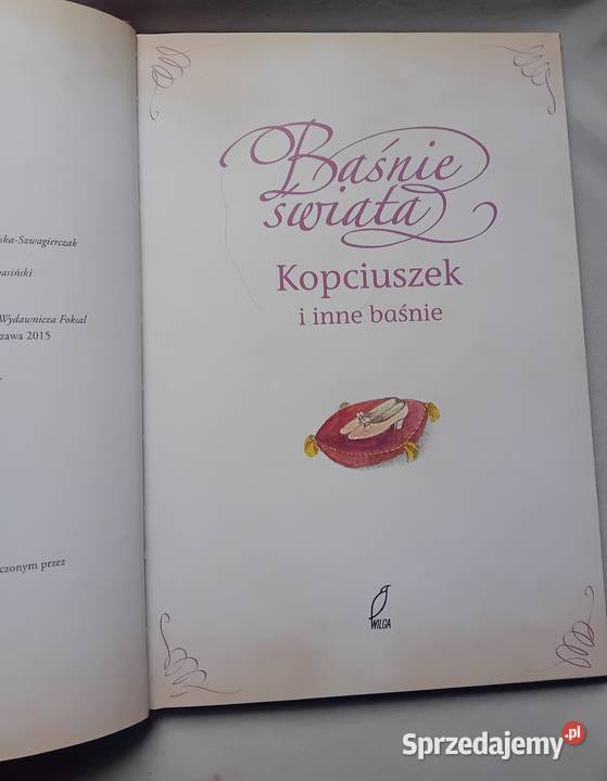 Baśnie świata Kopciuszek i inne baśnie GW Foksal twarda sprzedam