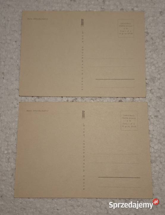 pocztówki Wielkanocne Maria OrłowskaGabryś Pocztówki i karty telefoniczne mazowieckie Warszawa