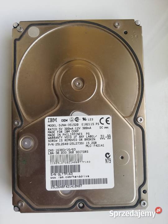 Dysk IBM 152GB Świebodzin