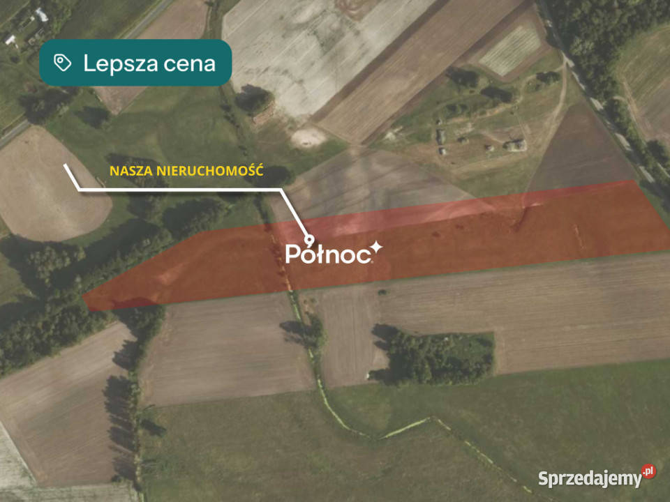 Ziemia rolna o pow 39 Ha w gminie Terespol utwardzona lubelskie Murawiec