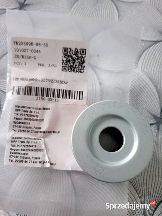 Filtr oleju kayo 155 cross Filtry oleju