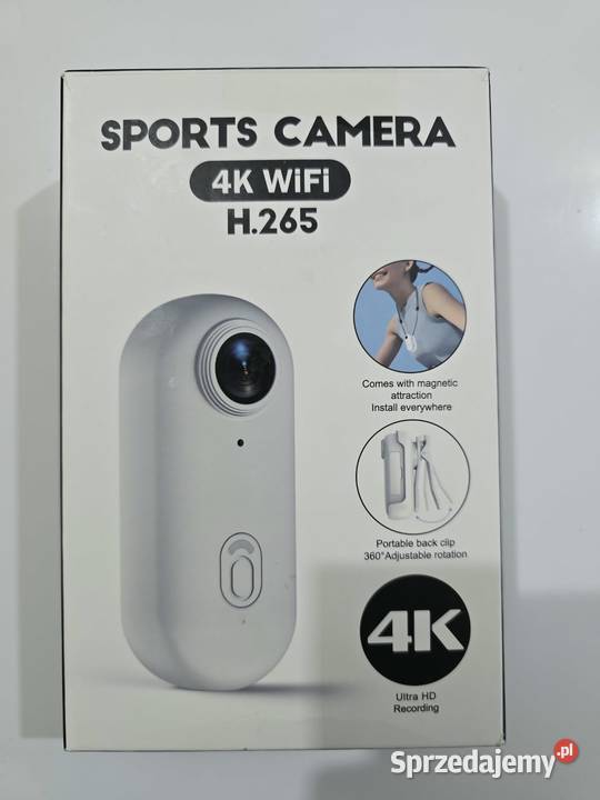 Mini Kamera Sportowa Thumb Sports Camera 4K WiFi Nieczajna Górna