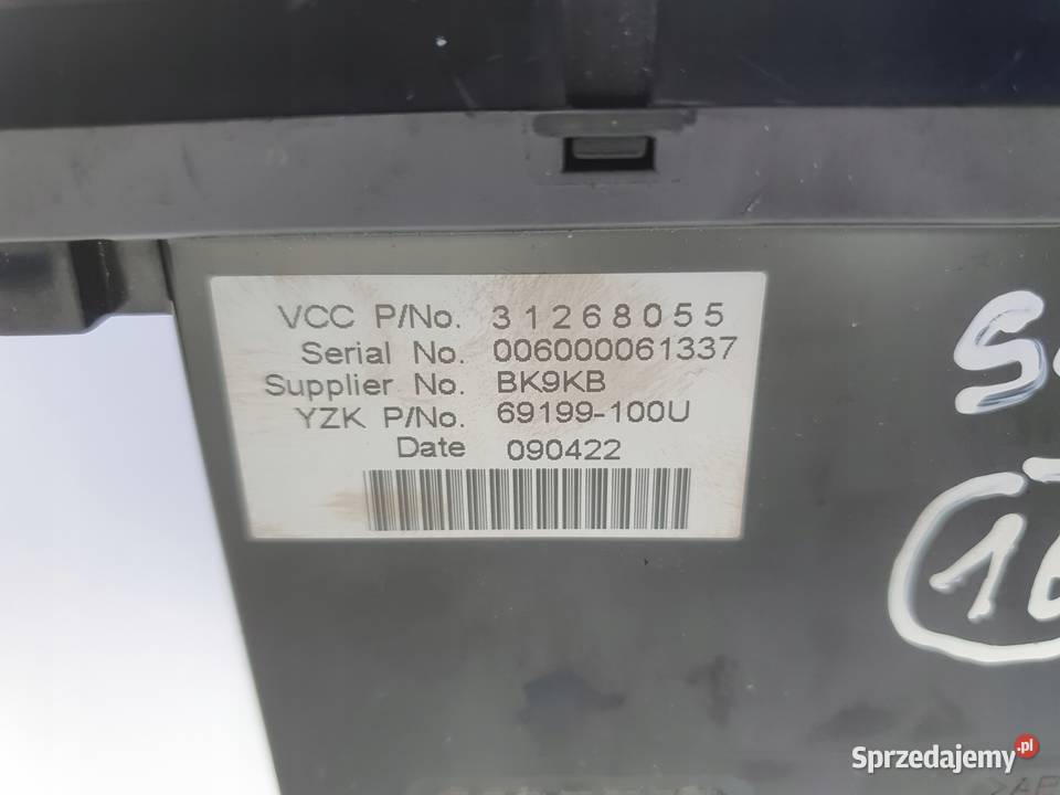 Volvo S40 II V50 C30 EKRAN RADIA Wyświetlacz osobowe