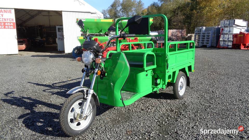 POJAZD ELEKTRYCZNY TRÓJKOŁOWIEC TOWAROWY ADVENTO Olszyna