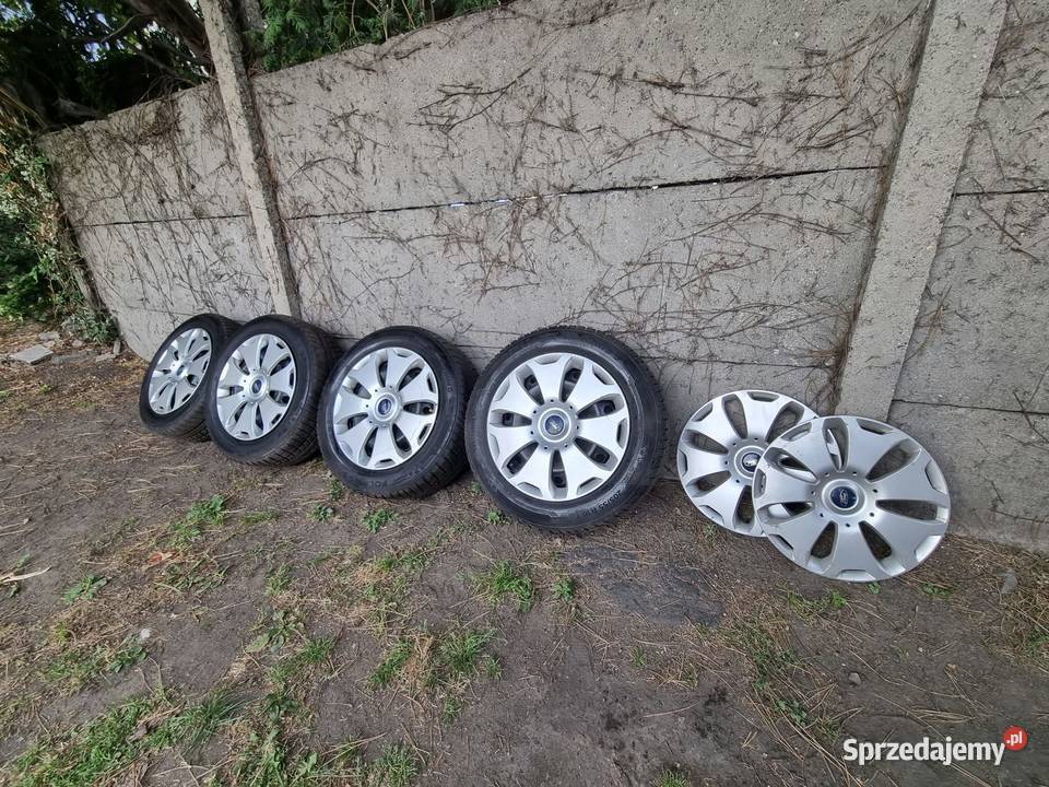 Koła zimowe 16 Ford 4 Barum Polaris 5 6 kołpaków Piekary Śląskie