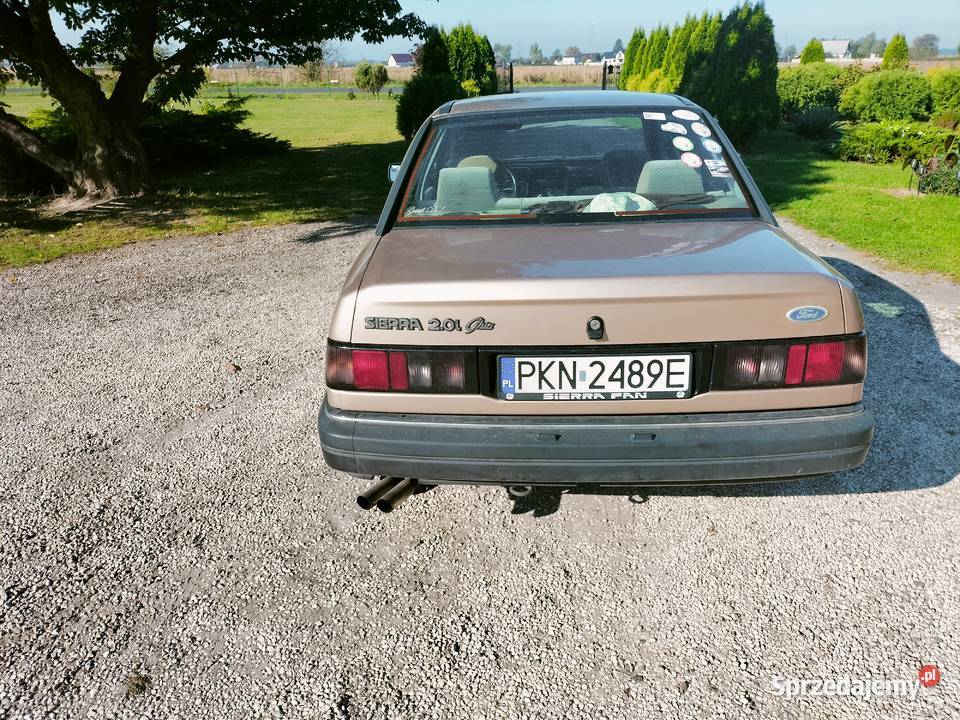 Ford Sierra Ghia Automat jasne brązowe wnętrze Ślesin