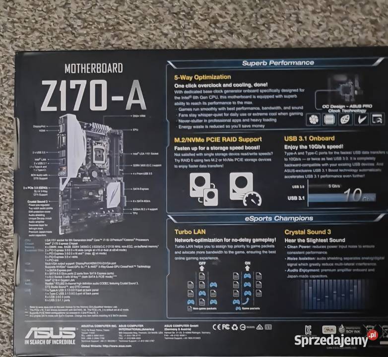 ASUS Z170A LGA 1151 Intel Kraśnik