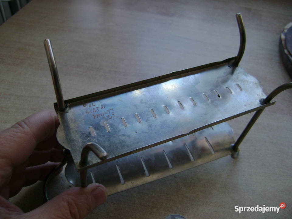 Starocie z PRL Stojak stalowy na 12 nożyków do Gdynia