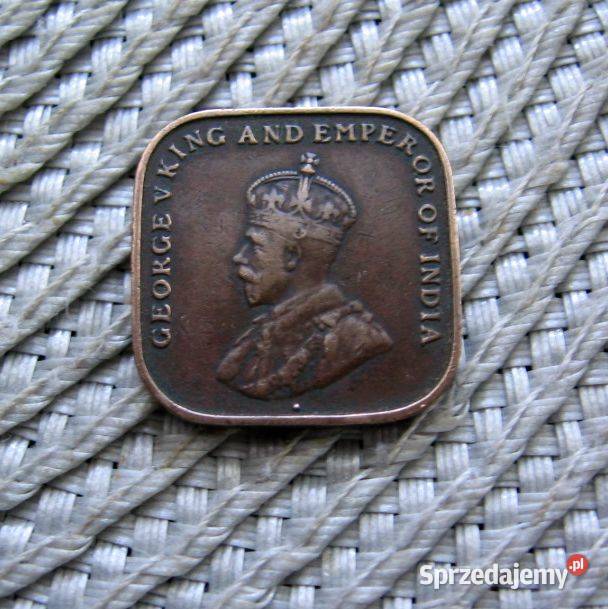 Straits Settlements 1 Cent 1920r Kalisz