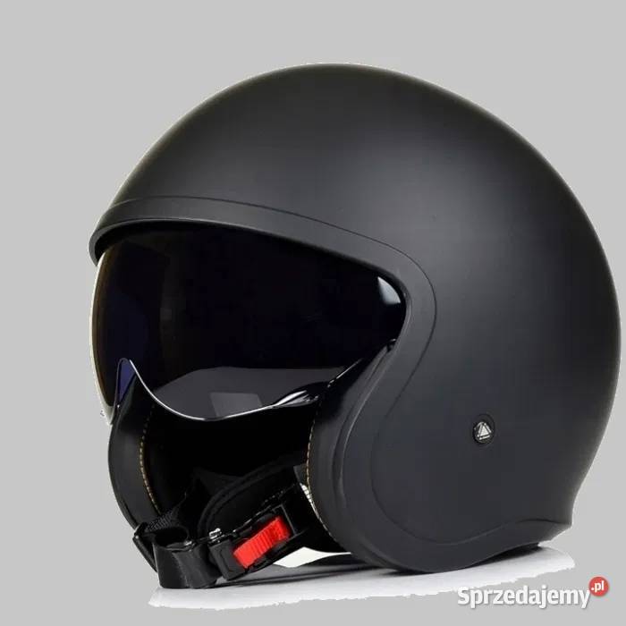 N247 Kask LS2 SPITFIRE Black Biały Otwarty Zabrze