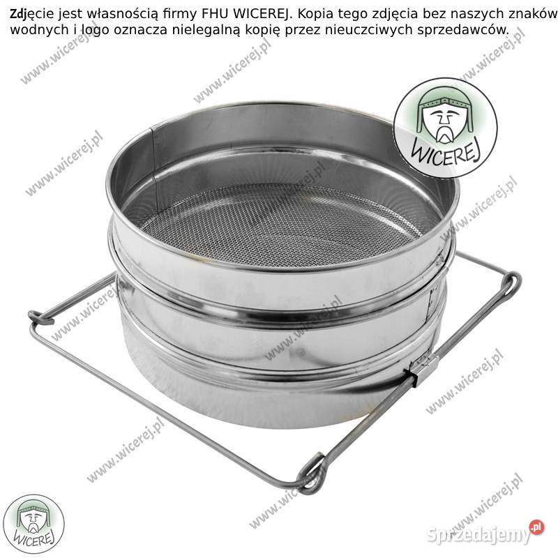 Sito do miodu płaskie podwójne śr 20 filtr do Jaśliska