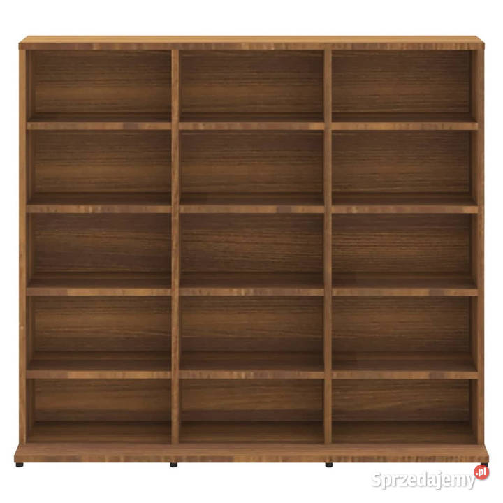 Szafka na płyty CD brązowy dąb 102 x 23 x 895 mazowieckie