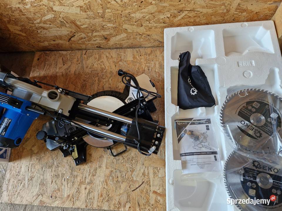 Piła ukośnica z posuwem 2000W 255mm geko G80821 Głogowa
