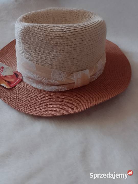 Ekskluzywny letni kapelusz fedora z Madrytu NOWY Kraków