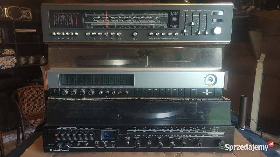 Amplituner Saba 8050, Panasonic SG2080L, Philips 802