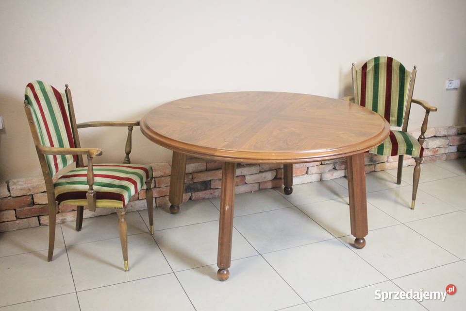 Stół jadalniasalon komplet krzeseł Stoły, krzesła, biurka Pszczyna sprzedam