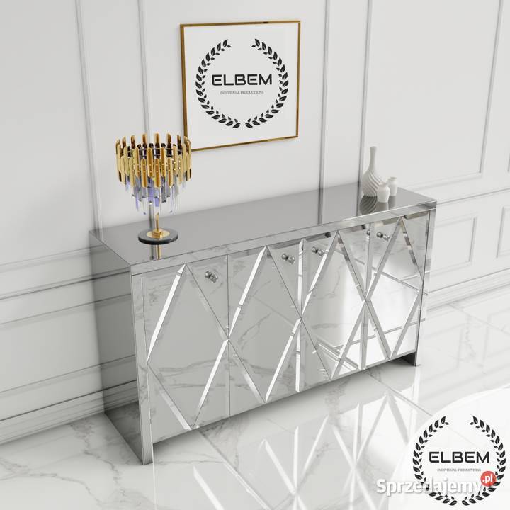 Lustrzana komoda w stylu Glamour Piła