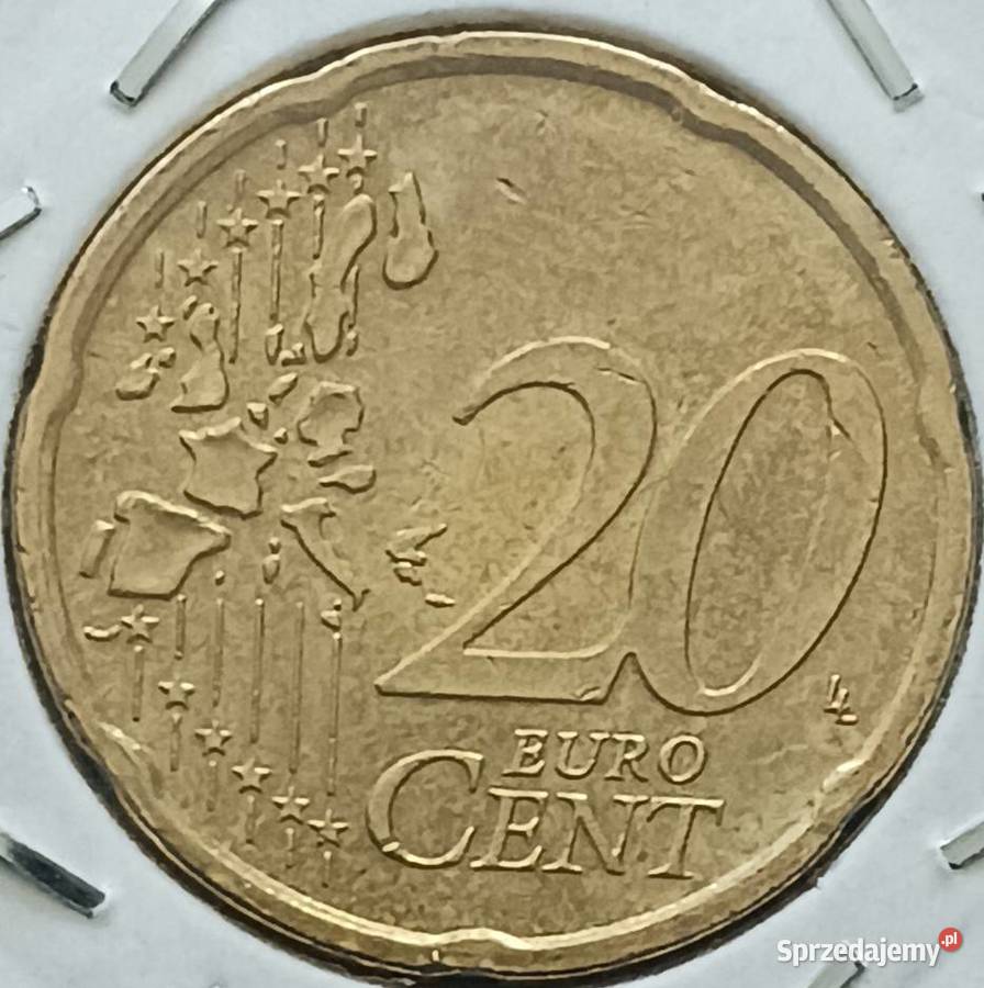 20 Centów Niemcy 2002 r men G Konin