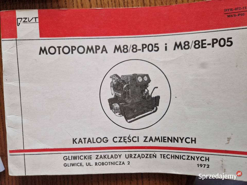 motopompa pożarnicza 5 katalog części mazowieckie Kozienice