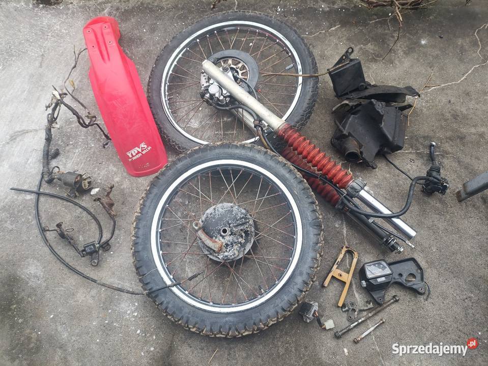 Yamaha Dt 125 LC rama papiery czesci Janów Lubelski