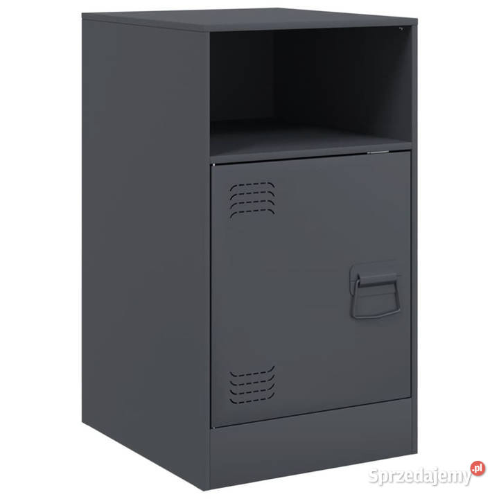 Szafka nocna antracytowa 345x39x62 stal WM841767