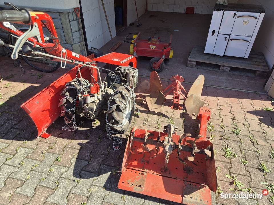 Ciągnik ogrodowy Herkules UE 600 1996 osprzęt