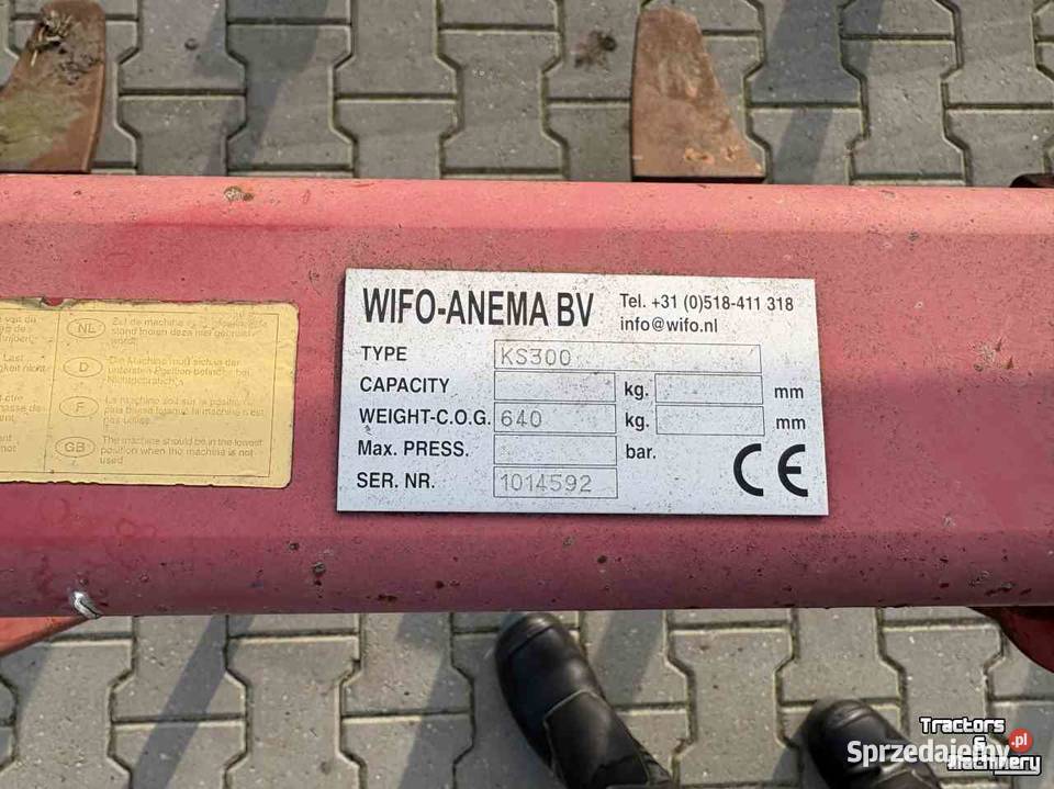 Pogłębiacz głębosz agregat wifo 3m 9 łap nieuszkodzony Brodnica