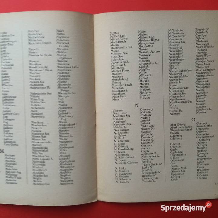 2159 Słowniczek Nazw Miejscowości Ziemi Szczecin